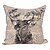 abordables Taies d&#039;Oreiller-Classic Cotton Deer, Oreiller couvercle décoratif