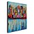 billiga Toppkonstnärer av oljemålningar-HANDMÅLAD Abstrakt / Landskap / Abstrakta landskap En panel Kanvas Hang målad oljemålning For Hem-dekoration