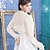 cheap Wraps &amp; Shawls-Office &amp; Career Chiffon Coats/Jackets Long Sleeve Wedding  Wraps