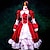 preiswerte Anime Cosplay-Inspiriert von Black Butler Elizabeth Anime Cosplay Kostüme Japanisch Cosplay Kostüme Kleider Patchwork Langarm Krawatte Kleid Umhang Für Damen / Stirnband / Handschuhe / Handschuhe / Stirnband