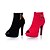 voordelige Damesschoenen-Elegant Suede Naaldhak Ankle Boots Met Ketting partij / avond schoenen (meer kleuren)