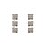abordables Parures de Bijoux-brille en alliage avec des bijoux strass ensemble, y compris le collier et boucles d&#039;oreilles