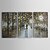 halpa Öljymaalaukset-Maalattu Maisema Vaakatasoinen panoraama Kangas Hang-Painted öljymaalaus Kodinsisustus 3 paneeli