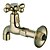 cheap Wall Mount-Bathroom Sink Faucet - Rotatable Ti-PVD Wall Mounted One Hole / Single Handle One HoleBath Taps