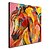 halpa Eläintaulut-Hang-Painted öljymaalaus Maalattu - Pop Art Comtemporary Sisällytä Inner Frame / Venytetty kangas