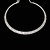 preiswerte Kragen-Halskette-Women&#039;s Crystal Choker Necklace Tennis Chain Ladies Crystal Rhinestone Alloy Necklace Jewelry For Party