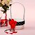 economico Cestini di fiori-Flower Basket Nizza con Fiore Rosso