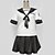 cheap Anime Costumes-Inspired by Hiiro no Kakera Cosplay Anime Cosplay Costumes Cosplay Suits School Uniforms Short Sleeves Cravat Top Skirt For Women&#039;s