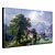 billige Landskabsmalerier-Hang-Painted Oliemaleri Hånd malede - Landskab Moderne Omfatter indre ramme / Stretched Canvas