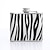 economico Bicchieri personalizzati-Regalo personalizzato Zebra-banda 5 once Cuoio Flask