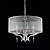 abordables Lámparas de araña-QINGMING® 3-luz Tambor Lámparas Araña Luz Ambiente Cromo Cristal 110-120V / 220-240V Bombilla no incluida / E12 / E14