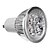 levne Žárovky-4 W LED bodovky 3000 lm GU10 4 LED korálky High Power LED Ozdobné Teplá bílá 85-265 V