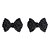 levne Módní náušnice-bowknot full diamond stud náušnice elegantní klasický ženský styl