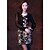 cheap Women&#039;s Dresses-Screen Color Dress - Long Sleeve All Seasons Screen Color