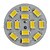 abordables Ampoules LED double broche-1.5 W Spot LED 130-150 lm G4 12 Perles LED SMD 5730 Blanc Chaud 12 V / #