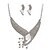 levne Sady šperků-nádherná slitina s kamínky šperků, včetně náhrdelník a náušnice