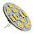 baratos Luzes LED de Dois Pinos-1.5 W Lâmpadas de Foco de LED 130-150 lm G4 12 Contas LED SMD 5730 Branco Quente 12 V / #