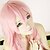 billige Kostumeparykker-Prinsesse Cosplay Parykker Dame 30 inch Varmeresistent Fiber Pink Anime Paryk