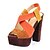 billige Damesko-Elegant Suede Chunky Heel sandaler med Split Joint Party / Evening Sko (Flere farger)