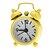 tanie Budziki-2 &quot;okrągłe podwójne dzwonki mini zegar analogowy alarm (1xbutton bateria, różne kolory)