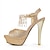 abordables Chaussures Femme-Similicuir Stiletto Heel Peep Toe / Sandales avec strass Parti / chaussures de soirée (plus de couleurs)