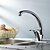 baratos Torneiras de Cozinha-Kitchen faucet - One Hole Chrome Standard Spout Deck Mounted Traditional Kitchen Taps / Single Handle One Hole