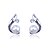 cheap Earrings-C Pattern Pearl Earrings(Assorted Colors)