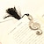 cheap Office Supplies &amp; Decorations-Musical Note Pattern Tassels Alloy Bookmark
