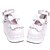 cheap Lolita Footwear-Women&#039;s Lolita Shoes Sweet Lolita Wedge Heel Shoes Bowknot 7 cm White Pink PU Leather / Polyurethane Leather Halloween Costumes / Princess