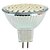 billige Spotlys med LED-3 W LED-spotpærer 250-350 lm GU5.3(MR16) MR16 60 LED perler SMD 3528 Varm hvit 12 V