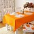 cheap Tablecloth-100% Cotton Square Table Cloth Solid Colored Eco-friendly Table Decorations