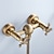 cheap Outdoor Shower Fixtures-Bathtub Faucet with Handheld Shower,Wall Mounted Antique Brass Bath Tap Retro Style Hot and Cold Water Bath Tap Shower Fitting for Bathroom Shower