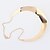 abordables Collier-Collier Choker / Ras de Cou Femme Doré Punk Européen Style Simple Colliers Tendance Bijoux pour Soirée Quotidien Forme de Cercle