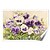 cheap Botanical/Floral Prints-Printed Art Floral White and Purple Pansies by Joanne Porter