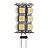 billige LED-lys med to stifter-3000lm G4 LED-kolbepærer T 24 LED Perler SMD 5050 Varm hvid 12V