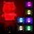 baratos Luzes decorativas-Pig Shaped Mudando a cor Night Light LED (220V)