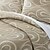 cheap Bedding-3-Piece Beige Curve Jacquard  Duvet Cover Set