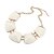 ieftine Coliere la Modă-Women&#039;s Resin Statement Necklace Geometrical Statement Ladies Cubic Zirconia Resin Rainbow White Black Necklace Jewelry For