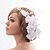 זול כיסוי ראש לחתונה-משי יפה עם כובע כלה חתונת פנינים מלאכותי