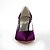 cheap Wedding Shoes-Women&#039;s Wedding Summer Hollow-out Stiletto Heel Satin Stretch Satin Champagne Purple