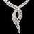 billige Smykkesæt-høj kvalitet tjekkerne rhinestones med alu forgyldt bryllup halskæde og øreringe smykker sæt