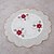 cheap Placemats &amp; Coasters &amp; Trivets-Polyester Round Placemat Floral Table Decorations