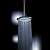 billige LED-brusehoveder-Moderne Regnbruser Krom Funktion - LED / Regnfald, Brusehoved