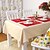 cheap Tablecloth-100% Cotton Square Table Cloth Solid Colored Eco-friendly Table Decorations