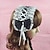 preiswerte Lolita-Mode-Kostüme-Kopfbedeckung Schmuck Einheitliche Farbe Mit Schleife Schleife Baumwolle Für Prinzessin Dienstmädchenuniform Cosplay Damen Modeschmuck Modeschmuck