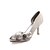 olcso Női cipők-kiváló minőségű csipke / szatén felső tűsarkú peep toe bowknot esküvői cipő / menyasszonyi cipő