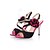 abordables Zapatos de mujer-Suede sandalias de tacón de aguja con zapatos de fiesta / vestido de noche de flores (más colores)