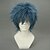 cheap Carnival Wigs-Cosplay Wigs Gintama Bansai Kawakami Ink Blue Anime Cosplay Wigs 12 inch Heat Resistant Fiber Men&#039;s Halloween Wigs