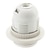 billige Lampefødder og -stik-e27 base pære skrue gevindstik lampe holder (hvid)