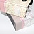 preiswerte Office Desk Organisation-ländlichen Blume beschmutzt Muster diy Papier Aufbewahrungsbox (zufällige Farben)